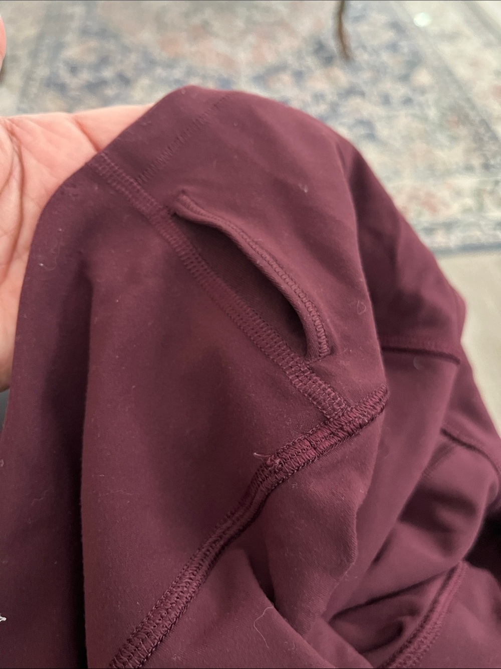 Lululemon Burgundy Leggings - Picture 8 of 10